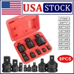 8PCS 3/8" To 1/4" 1/2 Inch Drive Ratchet Socket Adapter Reducer Air Impact Set. Fixed Price $14.99.
