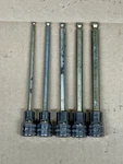 Snap-on 5PC Metric Hex Extra Long Ball Allen Bit Socket Set 3/8" Drive Fablm. Fixed Price $159.95.