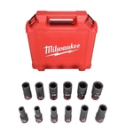 Milwaukee 49-66-7011 Shockwave 1/2" Drive Sae Point Impact Socket Set 12PC. Fixed Price $98.99.