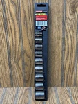 Vtg Craftsman 9 Pc Socket Set 3/8" Drive 3/8-7/8 Range 12 Point 34438 Sears. Fixed Price $34.99.