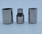 Craftsman 1/2 Drive 47500 47507 47512 3/8 11/16" 7/8" Socket Pt New Usa. Fixed Price $15.00.