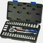 Epauto 1/4-INCH & 3/8-INCH Drive Socket Set With 72 Tooth Reversible, 40 Pieces. Fixed Price $44.95.