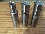 Arm 11MM, 14MM, And 16MM X 1/2" Drive 12 Pt. Deep Socket. Fixed Price $40.00.