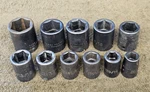 Proto Professional Impact Socket Set 1/2" Drive Sae 1-1/8" 1-1/16 15/16 Usa. Fixed Price $89.06.