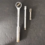 Vintage Lot Of Sears Ratchet 1/2 Dr 43787 & Walden 6" Ext 3". Fixed Price $9.90.