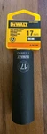 Dewalt 17MM Deep Impact Socket 1/2" Drive 6-POINT Metric DWMT73949OSP. Fixed Price $9.50.