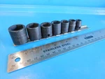 Used,snap On Tools 3/8 Dr. Short Impact Sockets Thru 3/4 In.,# 207IPFY. Fixed Price $79.00.
