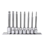 Genius Tools Piece 3/8" Dr. Sae Wobble Hex Bit Socket Set BS-308WSL. Fixed Price $64.77.