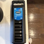 Hart HHMTB003 10-PIECE 3/8-INCH Drive Sae Impact Socket Set, Chrome Vanadium New. Fixed Price $24.99.