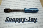 Snap-on Tools Usa New 1/4" Drive Pearl Blue Hard Handle Flex Ratchet THLFD72PB. Fixed Price $239.95.
