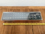 Snap-on Tools 45PC 1/4 Drive Low Profile Socket Master Foam Set 145RTMLE. Fixed Price $600.00.