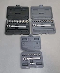 Craftsman 34553 34554 Metric & Sae Socket Ratchet Set 3/8" Drive 34861 1/4". Fixed Price $69.95.