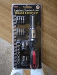 Sterling Tools Ratchet Screwdriver Bit & Socket Set 27PC Black Red Silver. Fixed Price $19.39.