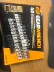 Gearwrench -- 40 Piece Master Sae/metric Hex And Torx Bit Set. Fixed Price $67.99.