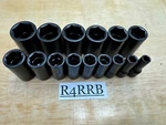 Snap-on Tools Usa New 15PC 1/2" Drive Sae 3/8-1-1/4" Semi Deep Impact Socket Set. Fixed Price $499.95.