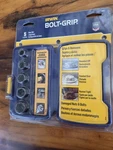 Nos Usa Irwin 394001 Bolt-grip Carbon Steel Base Set 5 Screw Extractor. Fixed Price $55.00.