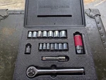 Craftsman Sae 1/4" & 3/8" Drive Socket Set In Case 9-33234 Made Usa. Fixed Price $26.00.