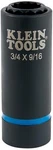 Klein Tools 66001 2-IN-1 Impact Socket, Wrench Sizes One Size, Factory. Fixed Price $61.43.