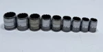 Lot Of 9 Sk Hand Tools 12 Point 1/2IN Drive Socket Set 5/8IN 1-1/8IN. Fixed Price $41.99.