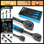 3PCS Ratchet Socket Wrench Set 90-TOOTH Drive, Reversible, Non-slip Grip, Quic. Fixed Price $56.99.