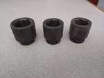 Armstrong 3/4 Impact Large Size Set Of Sockets. 5/16, 3/8, 1/2. Fixed Price $34.99.