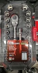 Husky 1/4 In. Drive Ratchet Sae/metric Standard Socket Set (24-PIECE). Fixed Price $65.00.