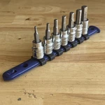Kobalt Metric Hex Bit Driver Socket Set 3/8" 7PC W/ Rail Taiwan. Fixed Price $23.95.