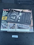 Sears Craftsman Usa Nos 53PC Mechanics Tool Socket Set W Pouch Box 33853. Fixed Price $219.00.