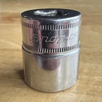 Snap On Tools 18MM Shallow Socket 3/8" Drive 6 Point FSM181 Made Usa. Fixed Price $15.95.