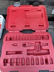 Case Only Sears Craftsman 27PC Max Axess Socket Wrench Set 32818 1/4 Drive. Fixed Price $44.00.