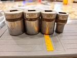 Vintage Wards 1/2" Drive Socket Set 1" 7/8" 13/16" 7/16" 12 Point 84-4865. Fixed Price $29.95.