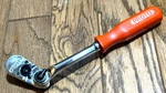 Proto Tools 3/8" Indexing Ratchet Socket Wrench 10" Long Multiposition Red. Fixed Price $295.00.