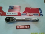 Craftsman Usa 3/8" 90 Tooth Ratchet - Quick Release Polished Chrome CMMT86002. Fixed Price $85.67.