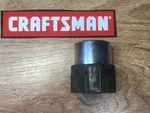 Craftsman Usa 7/8" 6 Point 1/2" Socket 42587 With Grip Sleeve. Fixed Price $12.95.