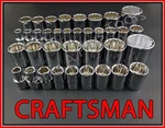Craftsman Hand Tools 36PC 1/2 Drive Sae Metric Mm 12PT Ratchet Wrench Socket Set. Fixed Price $63.35.