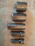 5 Used Snap On 3/8 Drive Impact Sockets 21MM 18MM 13MM 10MM. Fixed Price $70.00.