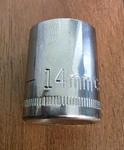 Craftsman 14MM Socket Point 3/8" Drive S-ag 43546. Fixed Price $9.50.
