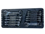 Matco Tools SMEWS8 Piece Stubby Sae Hex Grip Wrench Set Original Holder-ir. Fixed Price $180.00.