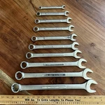 Craftsman Usa 11-PIECE 12-POINT Sae Combination Wrench 1-1/4" To 3/8". Fixed Price $299.99.