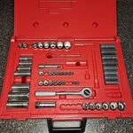 Vintage Challenger By Proto Usa Socket Set 3/8" Drive Red Case Incomplete. Fixed Price $125.00.