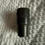 Vtg Snap-on GTM7. 1/4 Drive 6 Pt. 7/32 In. Sae Black Finish Shallow Socket Usa. Fixed Price $10.00.