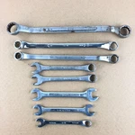 Vintage Sk S-k Wayne Wrench Lot Sae 10MM Combination Open End Double Box 8PC. Fixed Price $39.99.