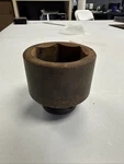 Wright 3/4" Drive 2" Impact Point Socket 6864. Made Usa Black Steel Rusty. Fixed Price $35.00.