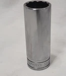 Preowned SNAP-ON1/2" Drive 12-POINT Sae 15/16" Flank Deep Socket S301. Fixed Price $54.99.