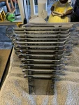 Rare Nos Vintage Craftsman 12 Pc Pointsae Combination Wrench Set 5/16 TO1. Fixed Price $150.00.