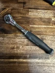 *new* Snap On FHCNF72 3/8" Dark Titanium Soft Grip 180 Round Head Ratchet. Fixed Price $191.88.