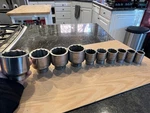 Wright Tool 3/4 Drive 10 Pc 12 Point Sae Socket Lot 6130 6134 6138 6144 6146. Fixed Price $200.00.