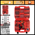 Llndei 1/4" Socket Set 108-PIECE Metric Impact Driver Kit Battery Charger. Fixed Price $169.99.