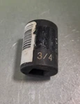 Grey Pneumatic *2024R 1/2" Drive X 3/4" Standard Impact Socket, 6 Point. Fixed Price $12.25.