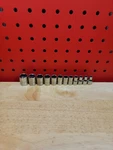 Snap-on Tools 112TMMY 5MM-15MM Nice 12-PIECE 1/4" Drive 6-PT Shallow Socket Set. Fixed Price $149.99.